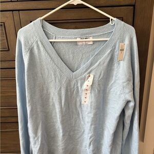 Old Navy Soft Blue Knit Top